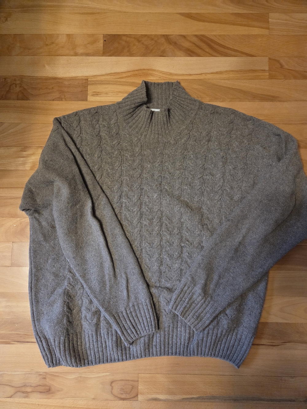 Cabled Wool Sweater